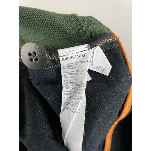 Icebreaker Womens 28 Green Merino Blend Unlined Destiny Skirt - Picture 4 of 4